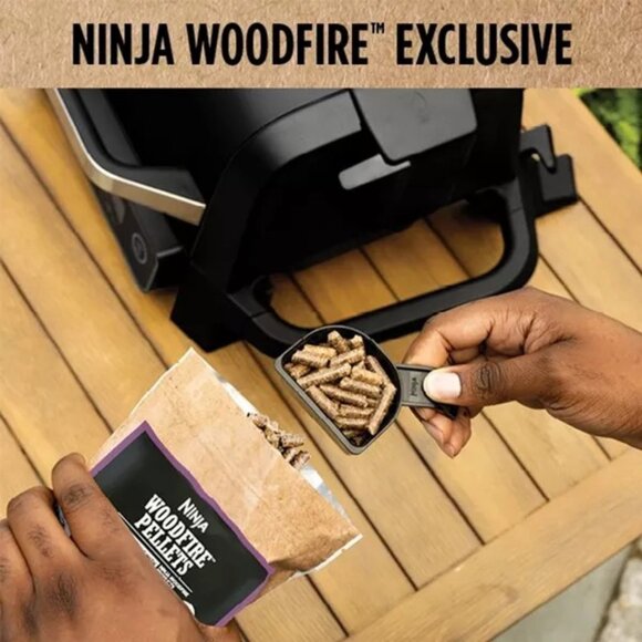 Ninja Woodfire Outdoor Grill (Dimensions D x W x H	23.62"D x 18.58"W x 13.31"H) - Picture 5 of 6